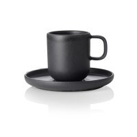 ROCKZZERO Espresso Tasse mit Untertasse Set 90 ml,...