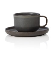 ROCKZZERO Cappuccino Tasse mit Untertasse Set 275 ml,...