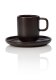 ROCKZZERO Espresso Tasse mit Untertasse Set 90 ml,...