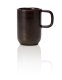 ROCKZZERO Becher 370 ml, schwarz, Steinzeug, 6 Stück, One Metallic Brown Serie