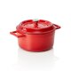 LAVA Cocotte Lava Ø 21 cm, rot, Gusseisen emailliert, Cocottes round Serie