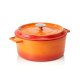 LAVA Bräter Lava rund, Ø 29 cm, orange, Gusseisen emailliert, Casseroles round Serie