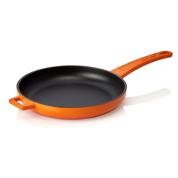 LAVA Pfanne Lava Ø 21 cm, orange, Gusseisen emailliert, Frying pans handle Serie