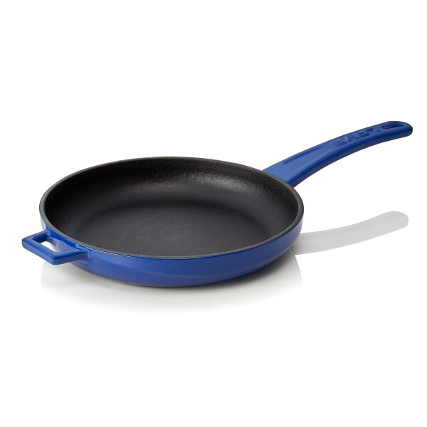 LAVA Pfanne Lava Ø 21 cm, blau, Gusseisen emailliert, Frying pans handle Serie