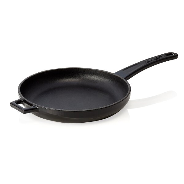 LAVA Pfanne Lava Ø 21 cm, schwarz, Gusseisen emailliert, Frying pans handle Serie