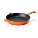 LAVA Pfanne Lava Ø 28,5 cm, orange, Gusseisen emailliert, Frying pans handle Serie