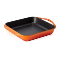 LAVA Pfanne Lava 27 x 27 x 5 cm, orange, Gusseisen...