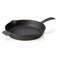 LAVA Grillpfanne Lava Ø 28 cm, schwarz, Gusseisen...