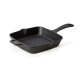 LAVA Grillpfanne Lava 20 x 20 x 4,5 cm, schwarz, Gusseisen emailliert