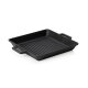 LAVA Grillpfanne Lava 26 x 26 x 4 cm, schwarz, Gusseisen emailliert