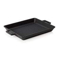 LAVA Grillpfanne Lava 32 x 26 x 4 cm, schwarz, Gusseisen...