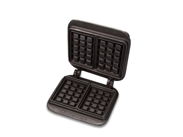 Neumärker Backplatte Brüsseler Waffel Neumärker für Backsystem I & II, 2 Waffeln á 16,5 x 10,5 x 3 cm, Gusseisen, Baking system Serie