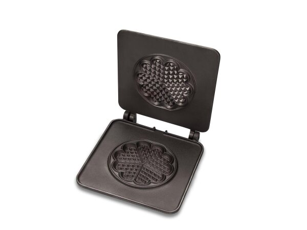 Neumärker Backplatte Herzwaffel Neumärker für Backsystem I & II, 1 Waffel á Ø 15,5 x 1,3 cm, Gusseisen, Baking system Serie