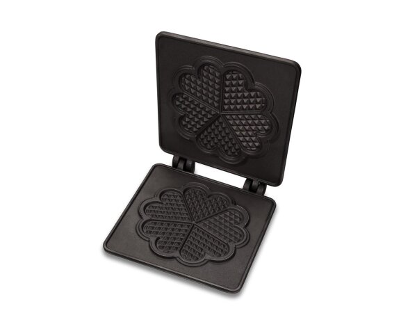 Neumärker Backplatte Herzwaffel Neumärker für Backsystem I & II, 1 Waffel á Ø 21 x 1,3 cm, Gusseisen, Baking system Serie