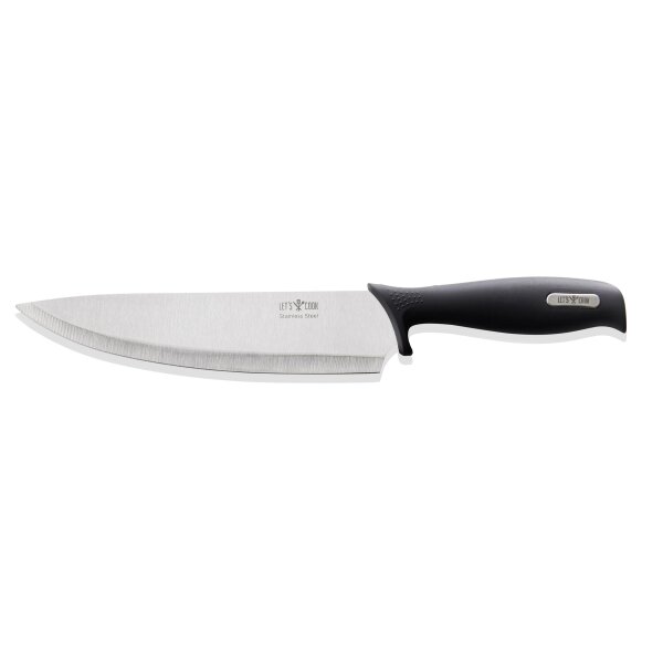 WAS Kochmesser 31,5 cm, klinge 19,3 cm, Edelstahl/Polypropylen, Let´s cook Serie