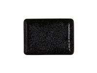 WAS Teller flach, eckig, 18 x 13 x 2 cm, schwarz,...