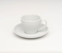 WAS Espresso Doppio Tassen Set 180 ml, weiß, Porzellan, 6 Stück, Italia Serie