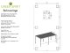 »Mirador 3x6 Classic« Lamellendach Pergola Pavillon anthrazit