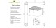 »Mirador 3x3,6 Deluxe« Lamellendach Pergola Pavillon anthrazit