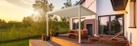 »Mirador 3x4 Deluxe« Lamellendach Pergola Pavillon weiß