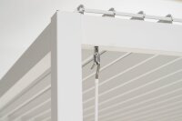 »Mirador 3x4 Deluxe« Lamellendach Pergola Pavillon weiß