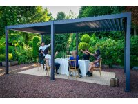 »Mirador 3x6 Deluxe« Lamellendach Pergola Pavillon anthrazit