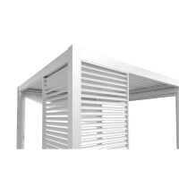 Seitenwand für 3,6m »Mirador« Pergola Classic & Deluxe, weiß