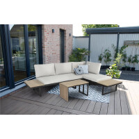 Gartenlounge »Cella« beige, Aluminium,...