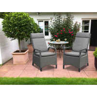 2er Set Gartensessel »Dallas« Aluminium,...