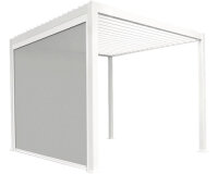 Sonnenrollo für 3m »Mirador« Pergola Classic & Deluxe weiß