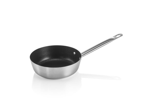 WAS Sauteuse mit Antihaftbeschichtung,Ø 14,5 cm, Chromnickelstahl 18/10, Cookware 21 Serie