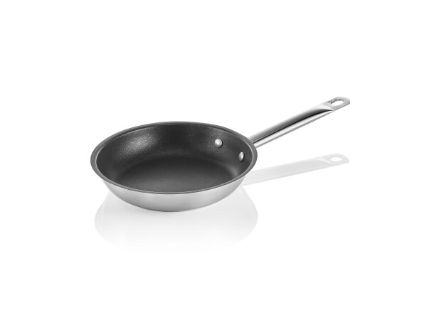 WAS Pfanne mit Antihaftbeschichtung, Ø 14 cm, Chromnickelstahl 18/10, Cookware 21 Serie