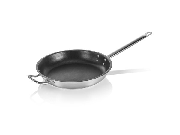 WAS Pfanne mit Antihaftbeschichtung, Ø 29 cm, Chromnickelstahl 18/10, Cookware 21 Serie