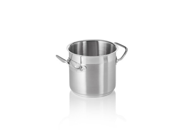 WAS Suppentopf Ø 14 cm, 3 Liter, Chromnickelstahl 18/10, Cookware 21 Serie