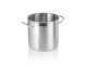 WAS Suppentopf Ø 21,5 cm, 10 Liter, Chromnickelstahl 18/10, Cookware 21 Serie