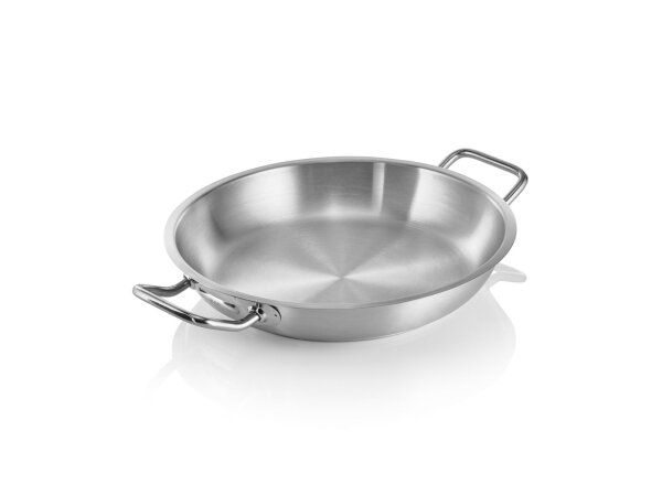 WAS Pfanne Ø 25 cm, Chromnickelstahl 18/10, Cookware 21 Serie