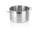 WAS Bratentopf Ø 32,5 cm, 22 Liter, Chromnickelstahl 18/10, Cookware 21 Serie