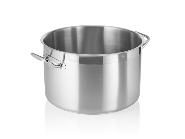 WAS Bratentopf Ø 34,5 cm, 28 Liter, Chromnickelstahl 18/10, Cookware 21 Serie