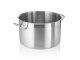 WAS Bratentopf Ø 34,5 cm, 28 Liter, Chromnickelstahl 18/10, Cookware 21 Serie