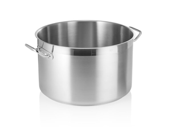 WAS Bratentopf Ø 40 cm, 44 Liter, Chromnickelstahl 18/10, Cookware 21 Serie