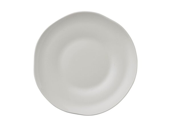 WAS Teller flach Ø 27,5 cm, grau, Porzellan, 6 Stück, Kayla Cream Serie