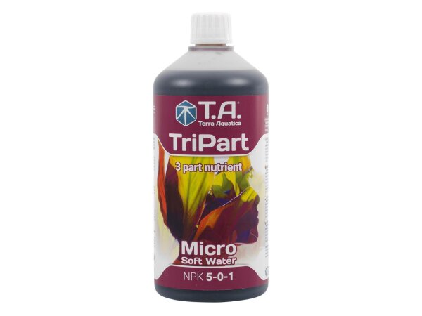 T.A. Terra Aquatica TriPart Micro SW weiches Wasser Grow Dünger