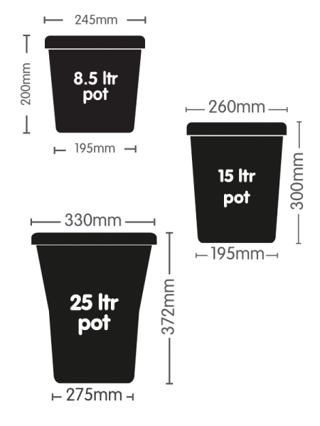 Autopot Topf, 8,5 l