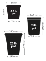 Autopot Topf, 8,5 l