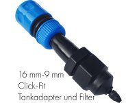 Autopot Kupplung, ⌀ 16 mm-9 mm Click-Fit Tankadapter und...