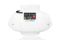 PrimaKlima PK125-2 Rohrventilator, 2-Speed, 400m³/h...